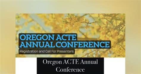 Oregon Acte Conference 2023